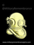 Navy Army Divers Lapel Pin