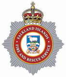 Falkland Islands Fire & Rescue Service Remembrance Flower Lapel Pin