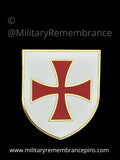 Knights Templar Order Shield Lapel Pin