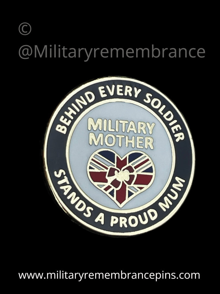 Military Mother Soldier Army Support Lapel Pin – Military Remembrance Pins