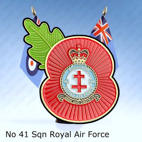 No 41 Squadron Royal Air Force Flower of Remembrance