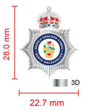 North Wales Police KC Crest Lapel Pin