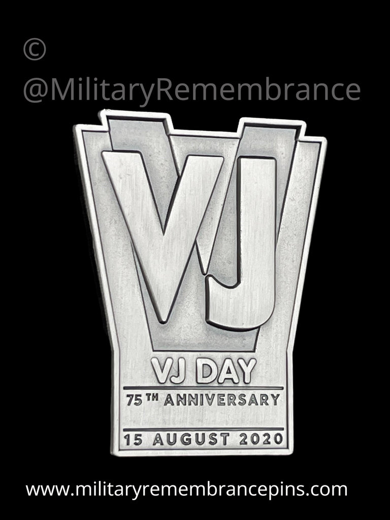 75th Anniversary Victory In Japan Day VJ Day Lapel Pin Military