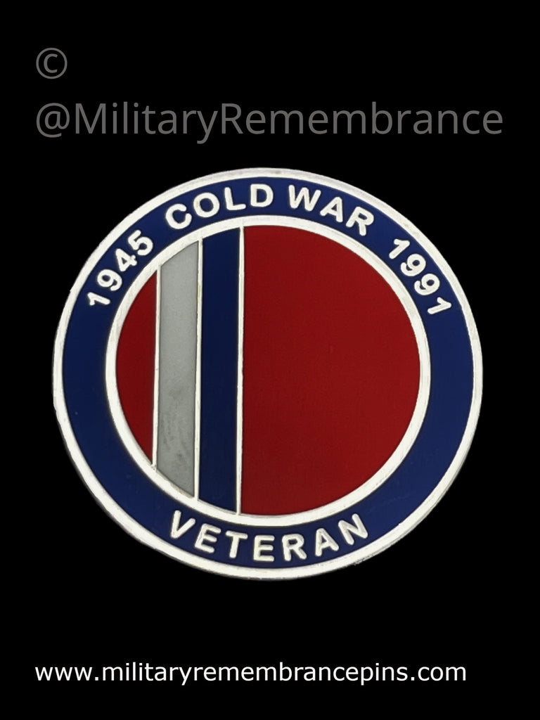 Cold War Veteran Colours Lapel Pin – Military Remembrance Pins