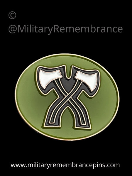 Crossed Axes Assault Pioneer Skill Award Lapel Pin – Military ...