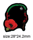 Royal Tank Regiment RTR Silhouette Poppy Lapel Pin