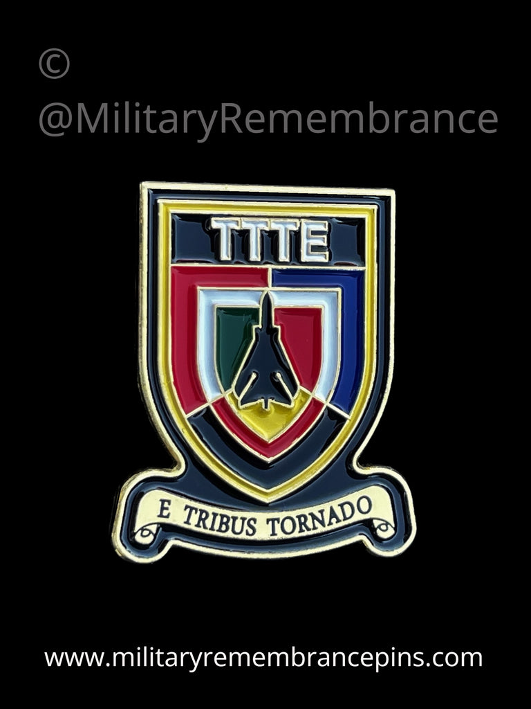 Tri-National Tornado Training Establishment Colours Lapel Pin ...